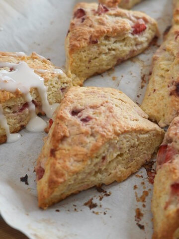 Coat your scones with a homemade glaze