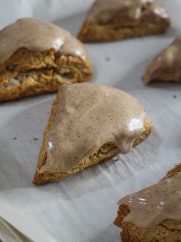 final Chai Maple Glazed Scone