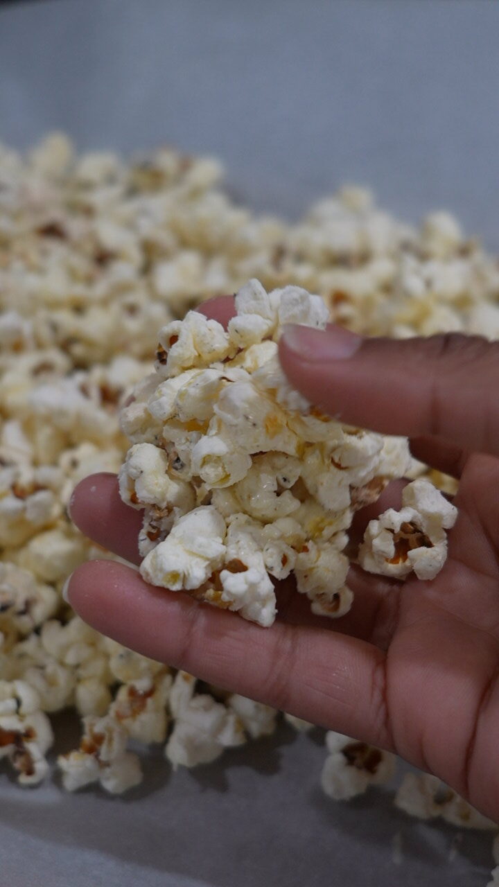 An easy sweet treat anyone can make. White Chocolate Popcorn